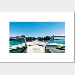 View from the Boat - Lake Norman Summer Day Posters and Art